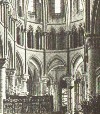 picture showing the curved apse wall