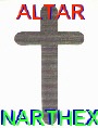floorplan of a cathedral