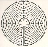 A labyrinth pattern